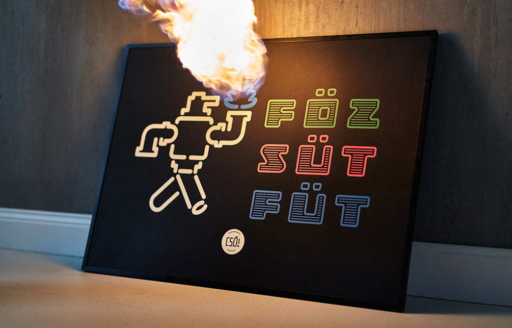 Make the city shine—CSŐ!’s new poster series for saving neon signs is now out