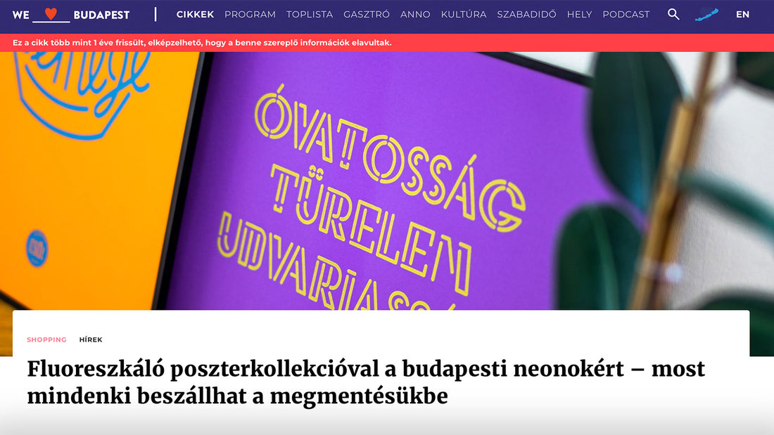 Fluorescent poster collection