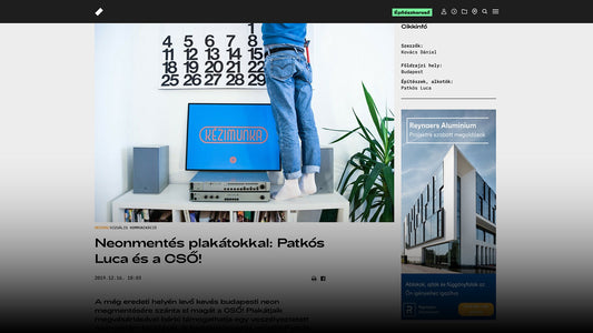 Saving historic neon signs through posters