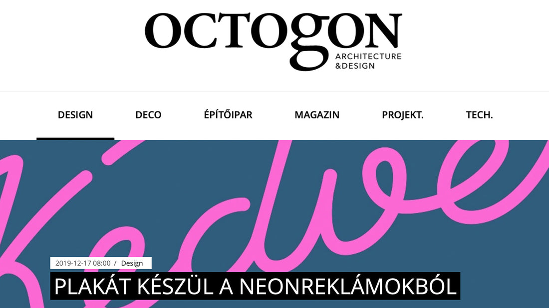 Turning neon signs into posters